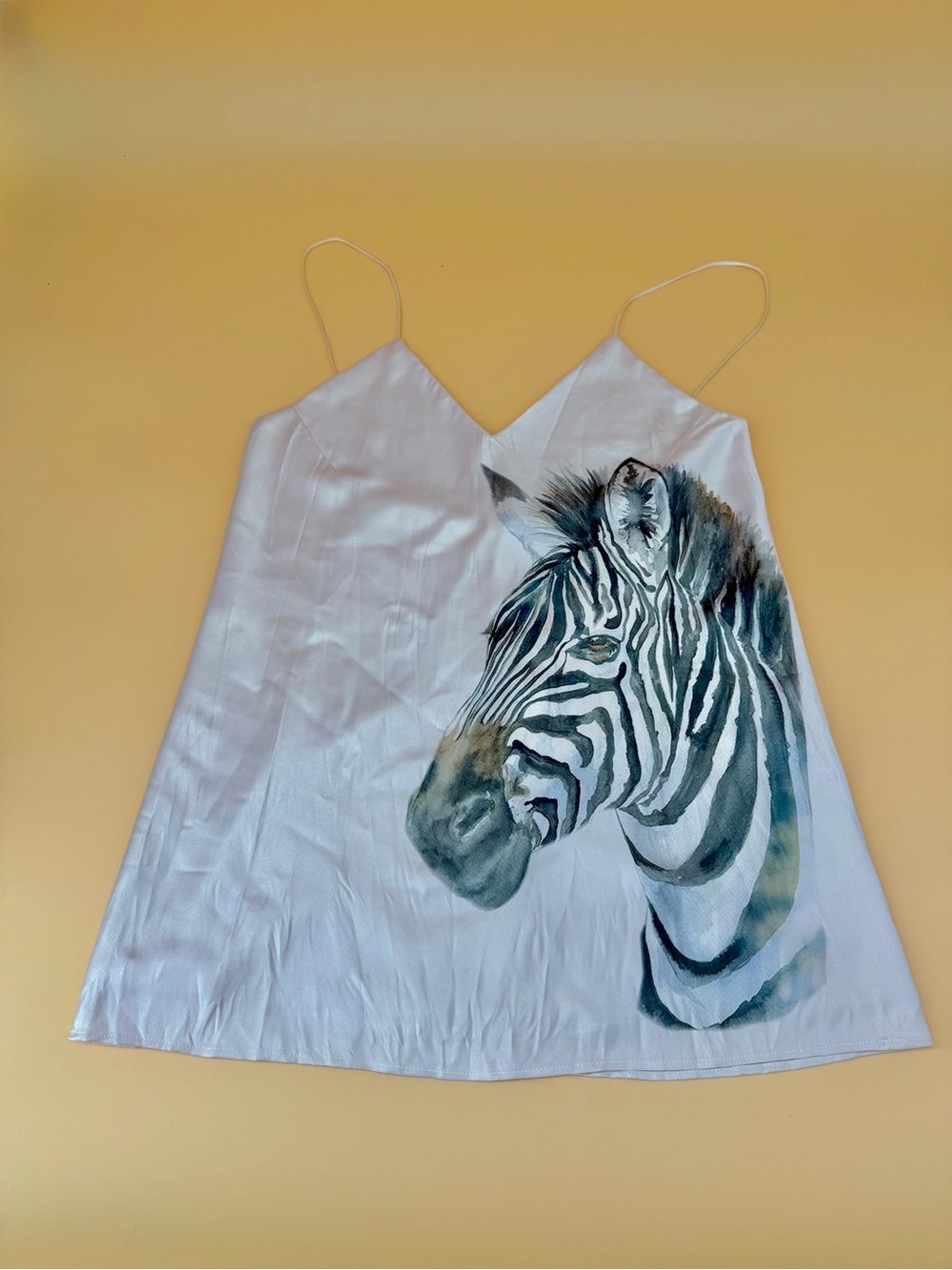 Cavalli STYLE Blush Pink Satin Silk Tank Top